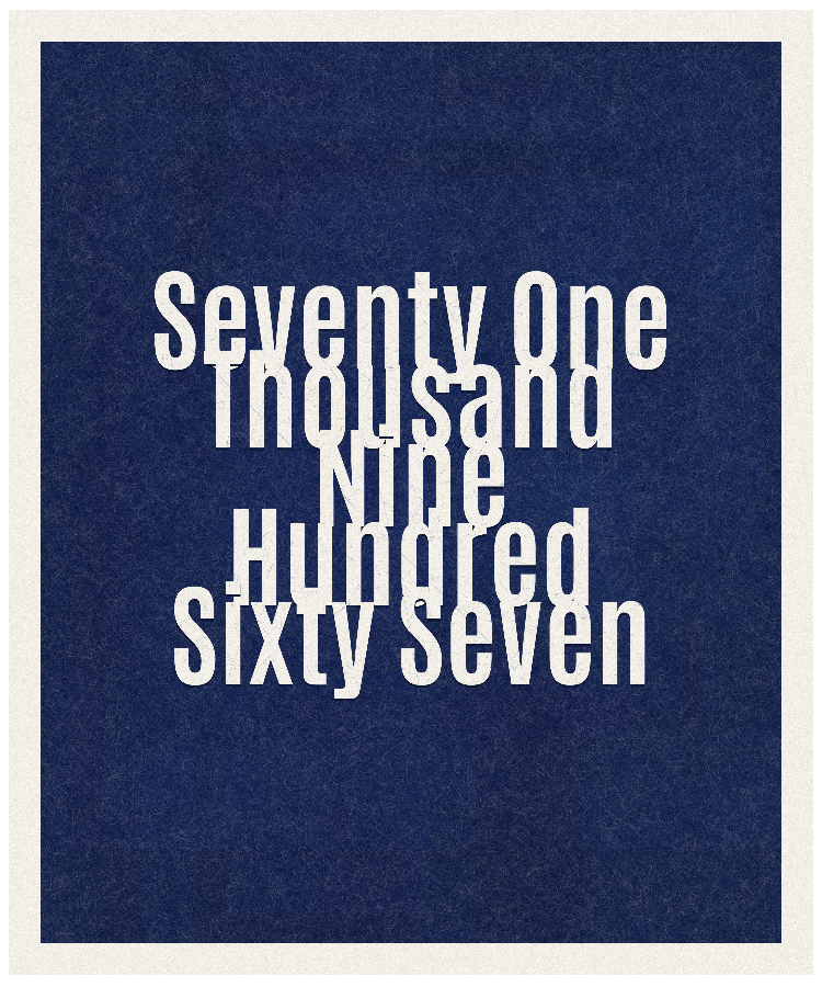 Count #71967
