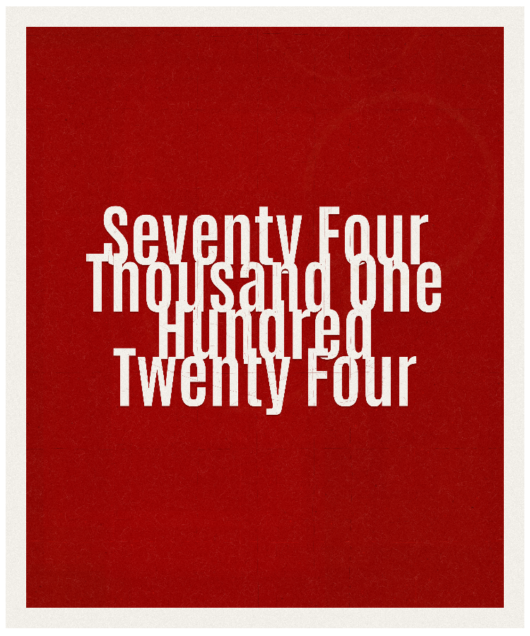 Count #74124