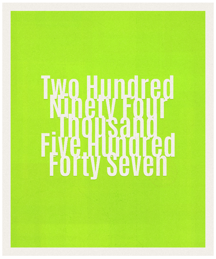 Count #294547