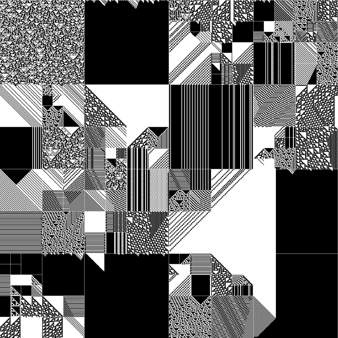 RULES (for Elementary Cellular Automata) #36