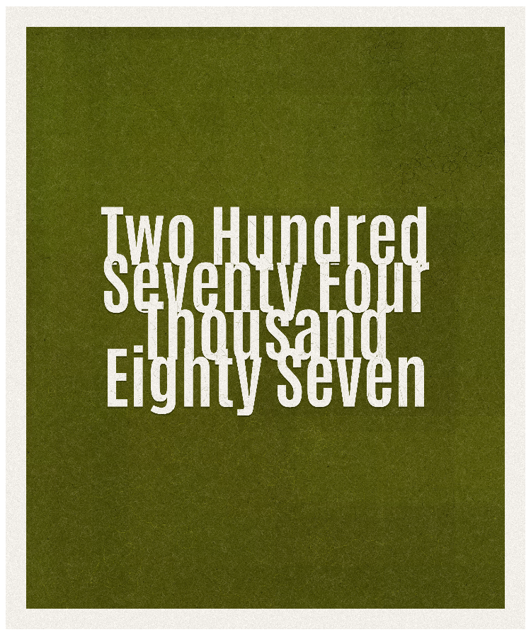 Count #274087