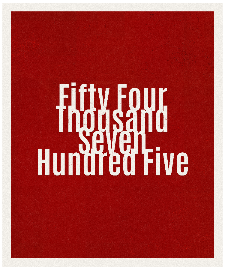Count #54705