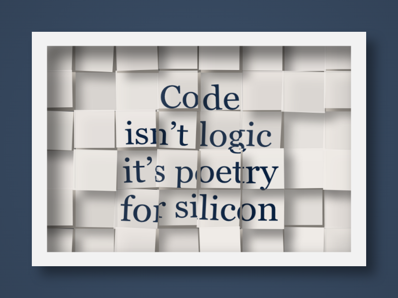 The Metaphor Machine #5492