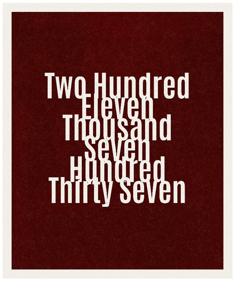 Count #211737