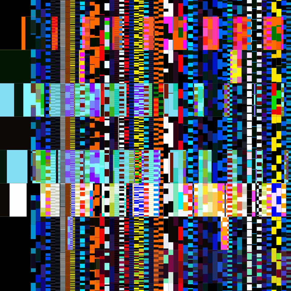 Glitchometry Stripes #36