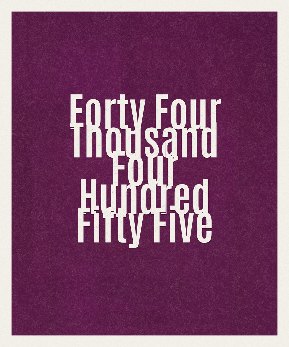 Count #44455