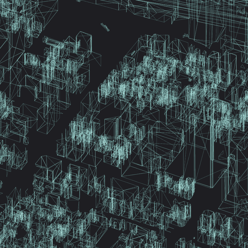 Wireframe City: Tokyo Shibuya #49