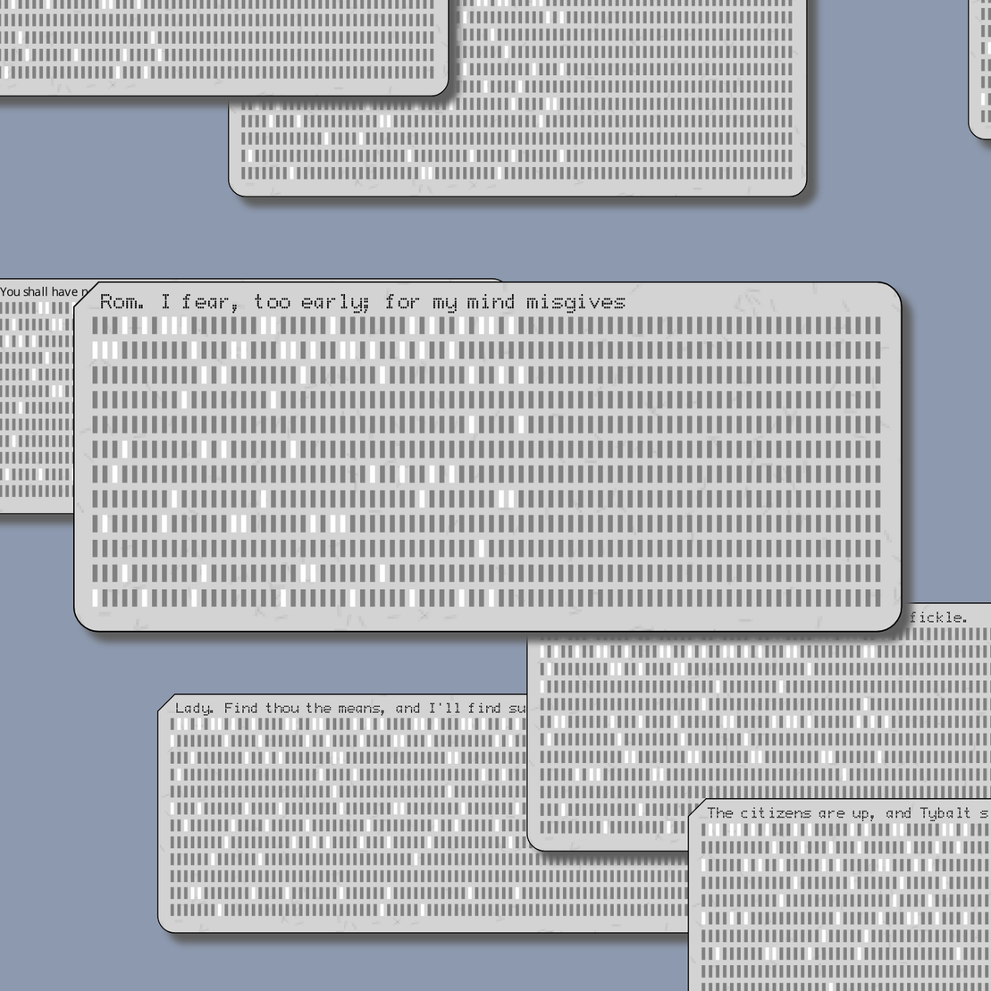 Romeo and Juliet on Punched Cards (Free) #28