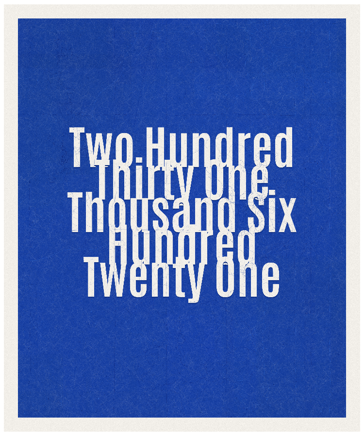 Count #231621