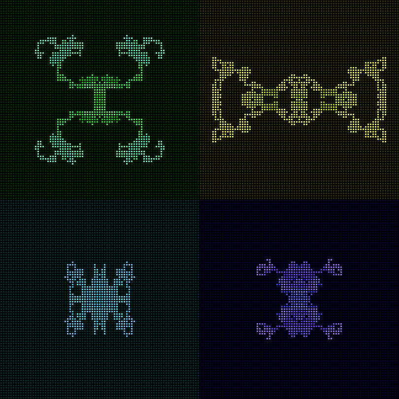 Dither Creatures 2x2 #100