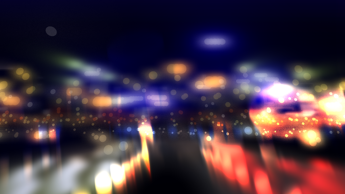 City in Night #43