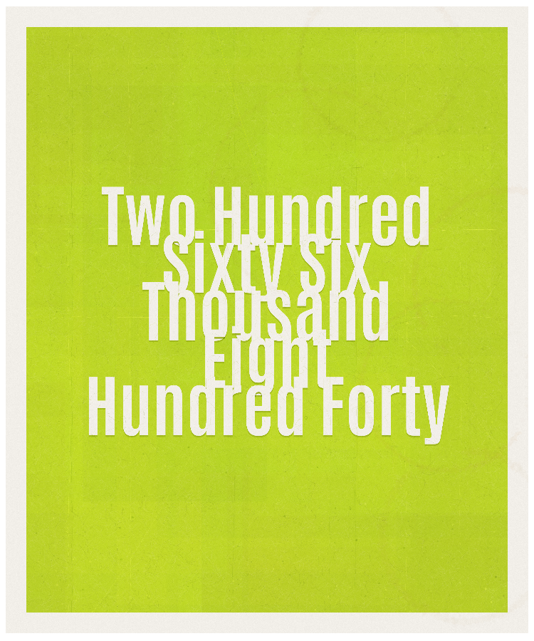 Count #266840