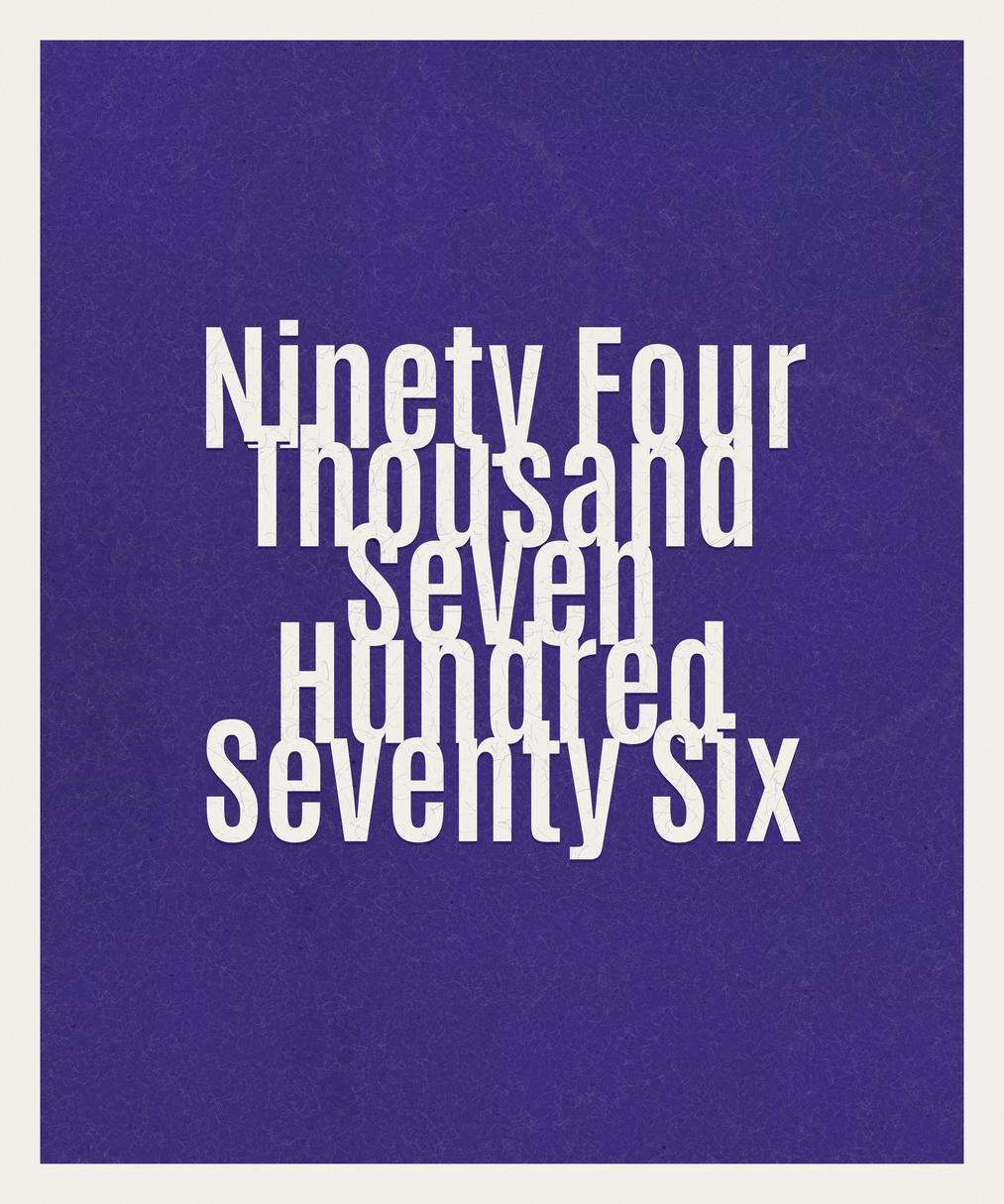 Count #94776