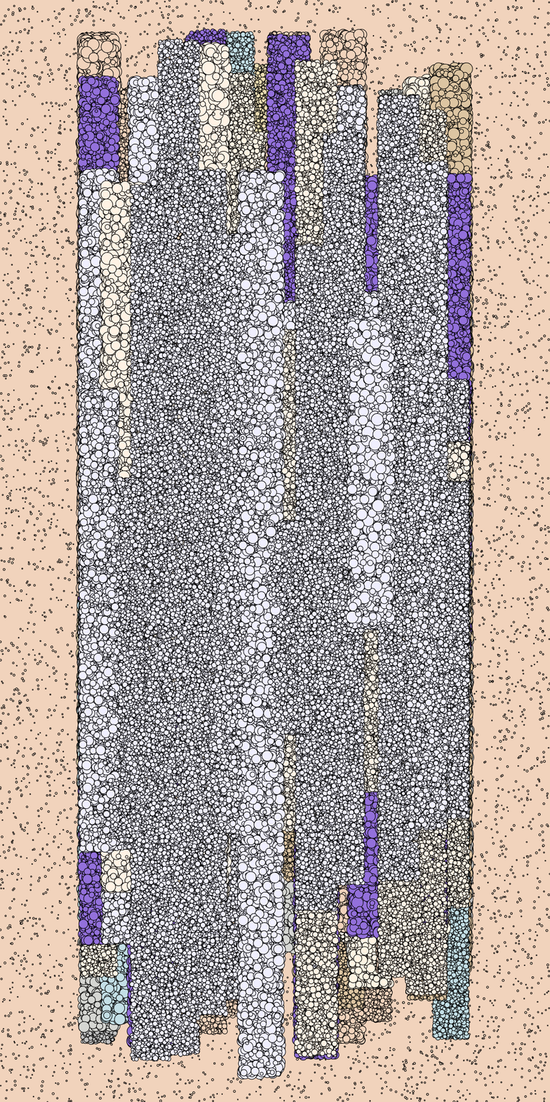Assorted bubble textures #17