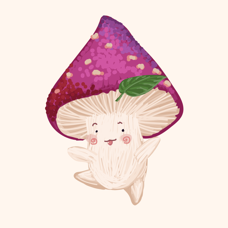 Cute Mushrooms Forest Guys #74