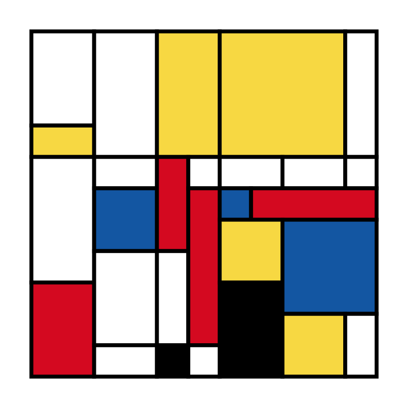 Mondrian squares #33