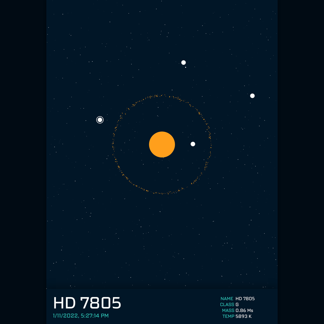 PLANETARY SYSTEM #122