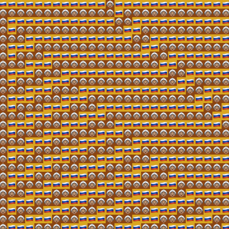 Elementary Cellular Emoji Automata #761
