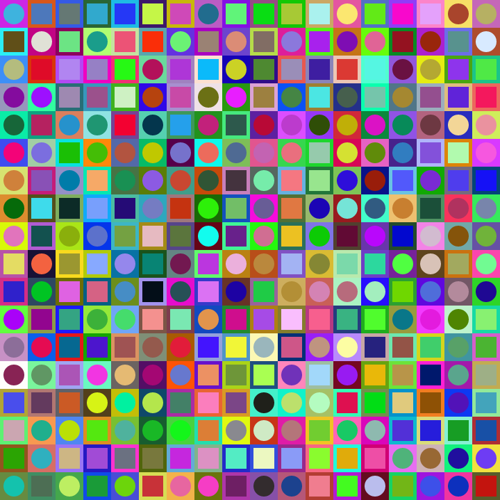 Square Dot Composition #69