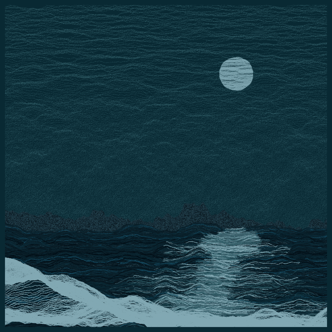 Moonlit Sea #197