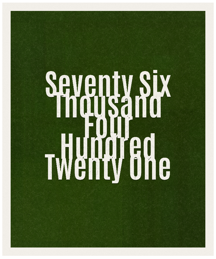 Count #76421