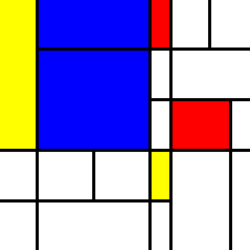 compositioninredblueandyellow.art, (NFT) #62