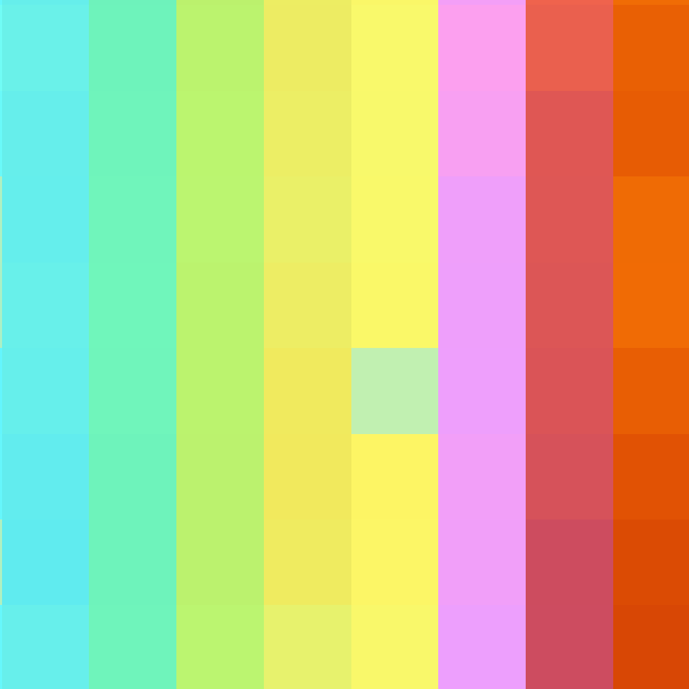 Pixelated Color Study #7