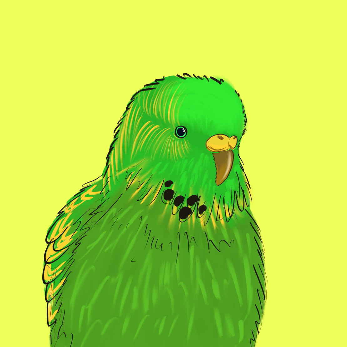 Neon Parrot #11