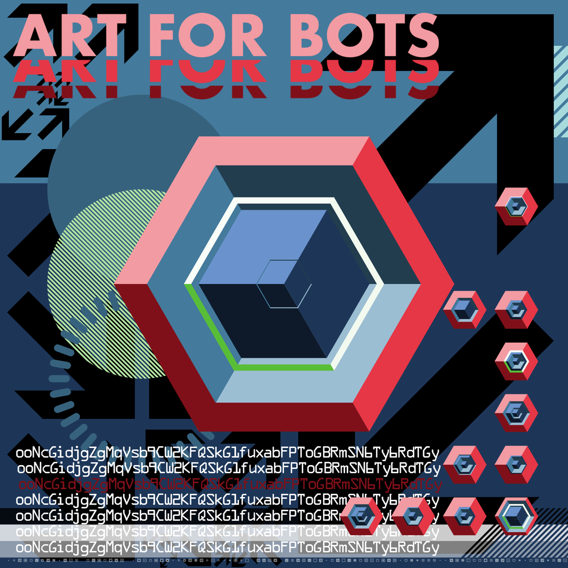 Hexagones - Art for Bots for Humans #13