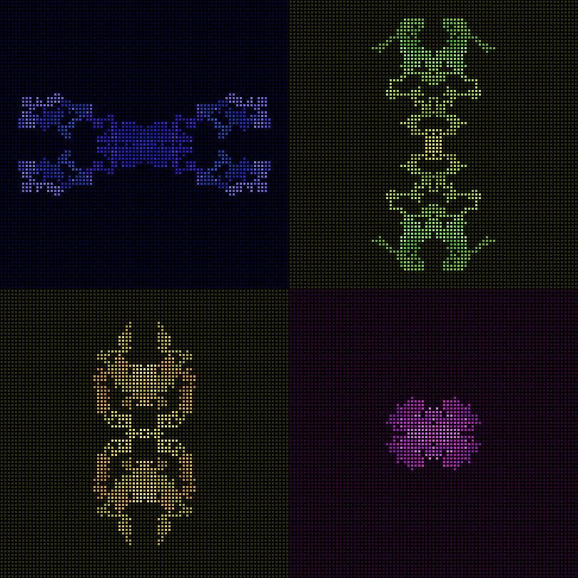 Dither Creatures 2x2 #25