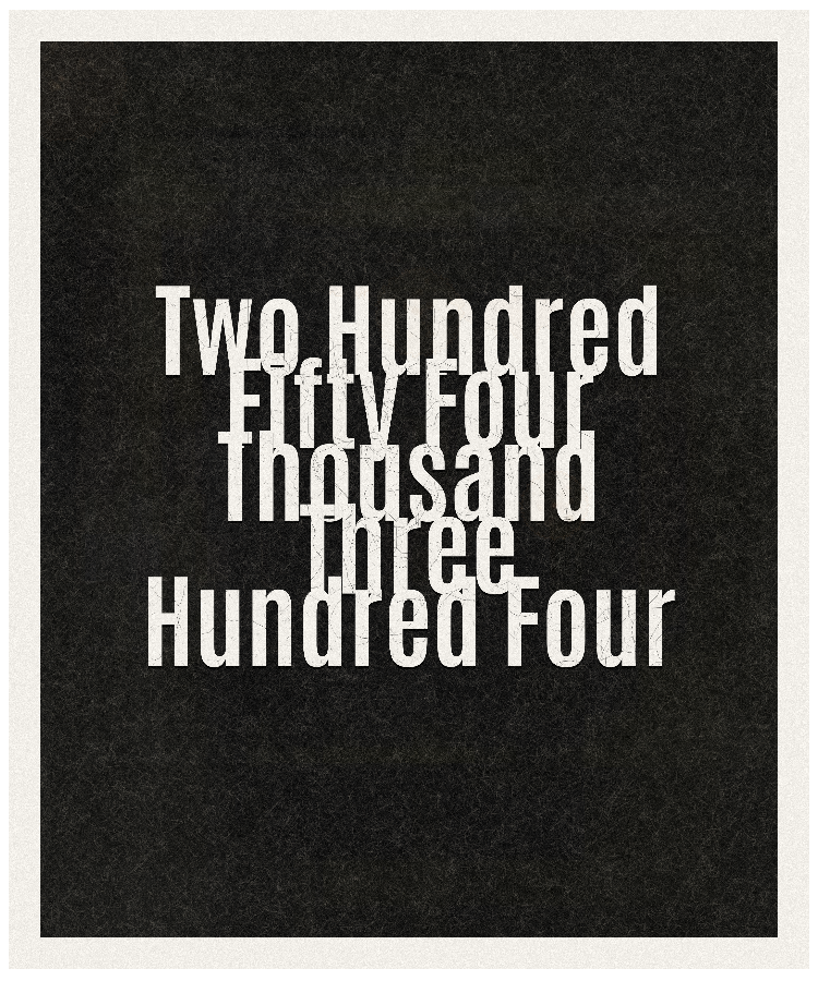 Count #254304