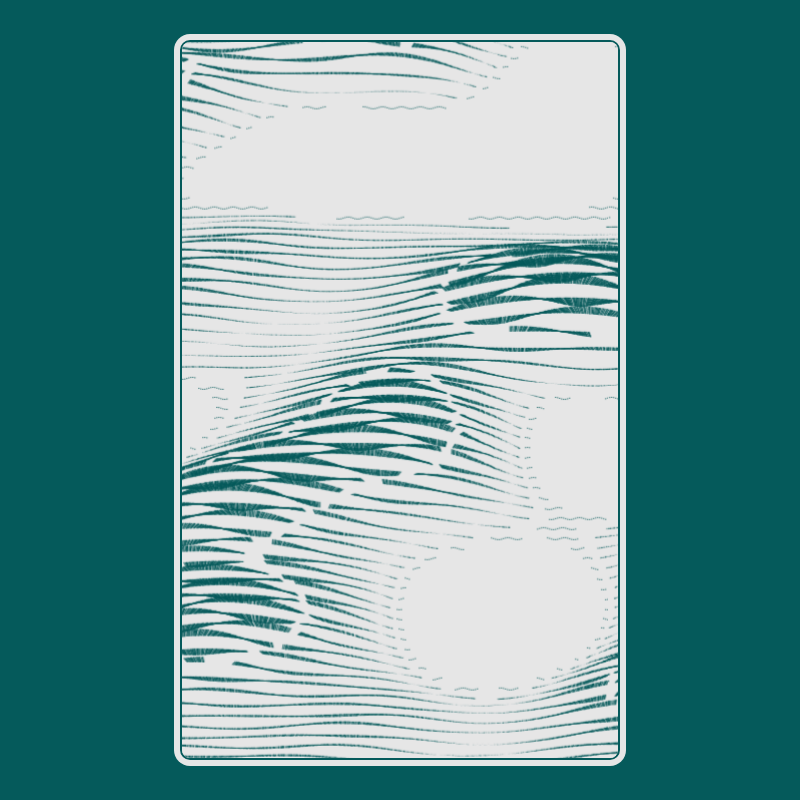 Topographic Playing Card #92