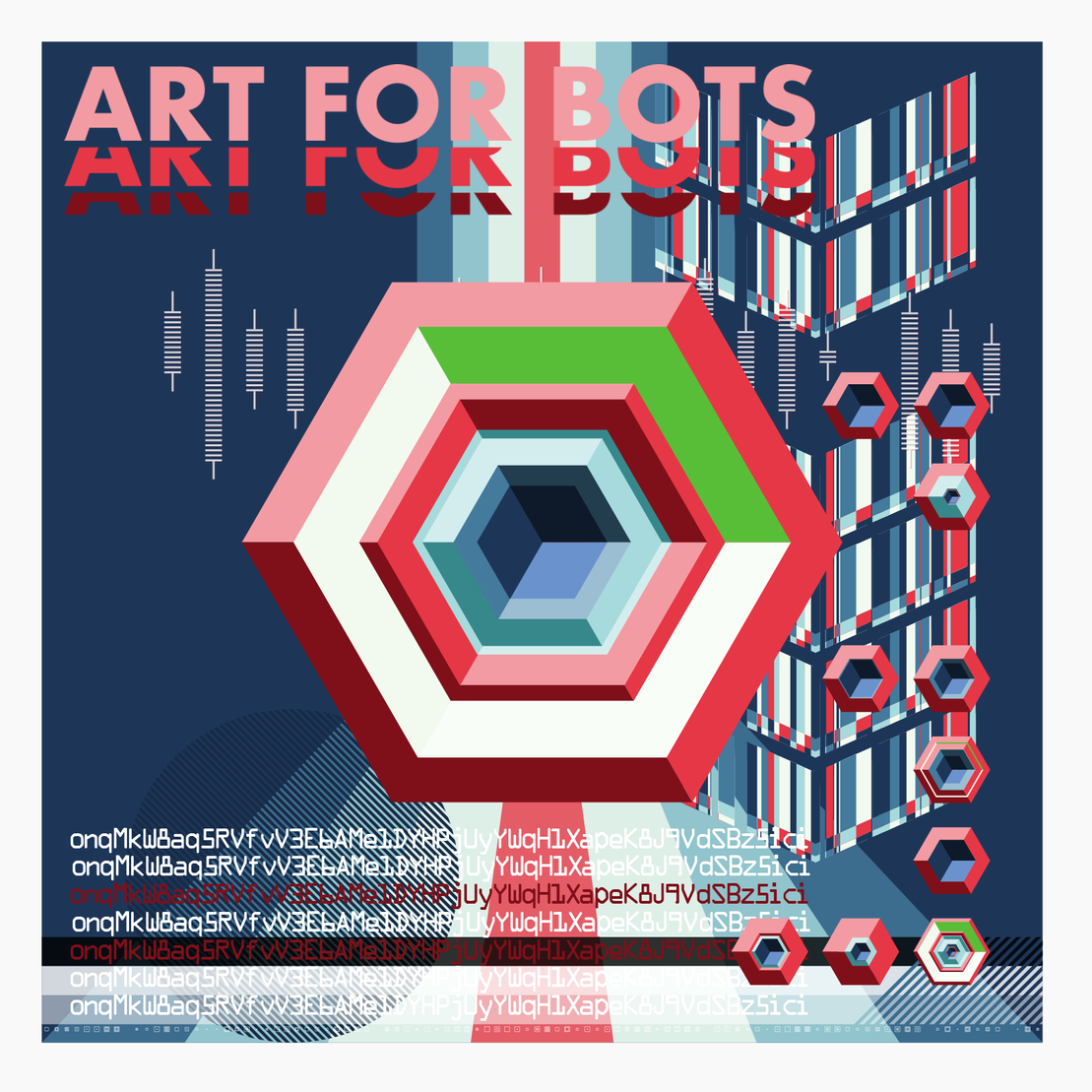 Hexagones - Art forBots forHumans forPrint #2