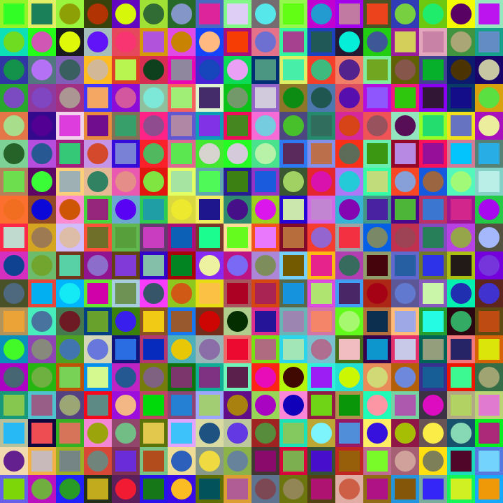 Square Dot Composition #261