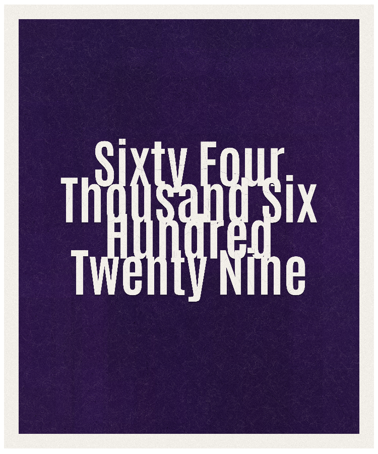 Count #64629