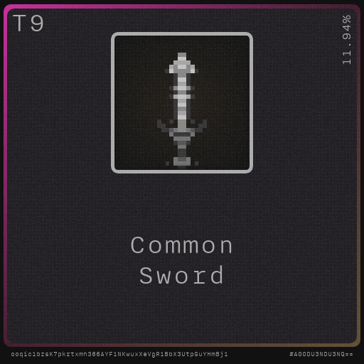 Gear for your quests - Sword #3