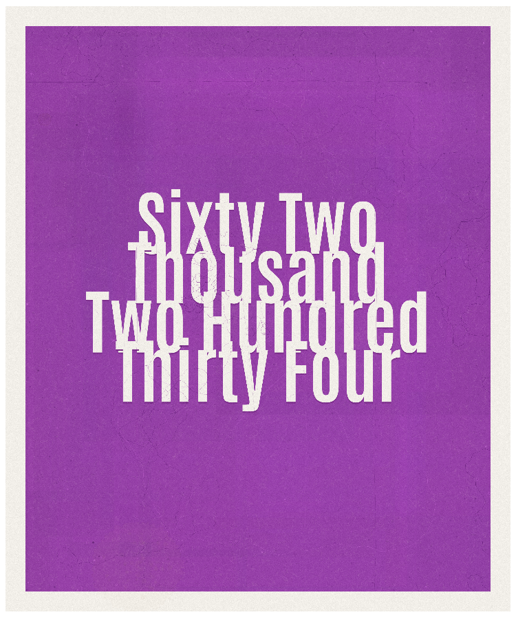 Count #62234