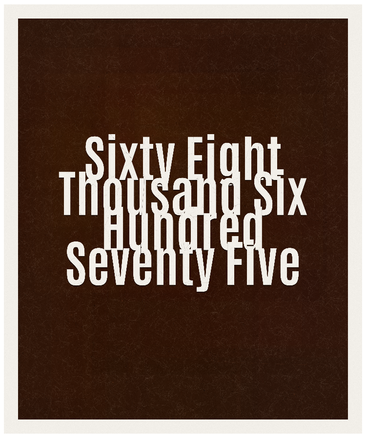 Count #68675
