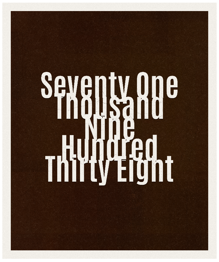 Count #71938