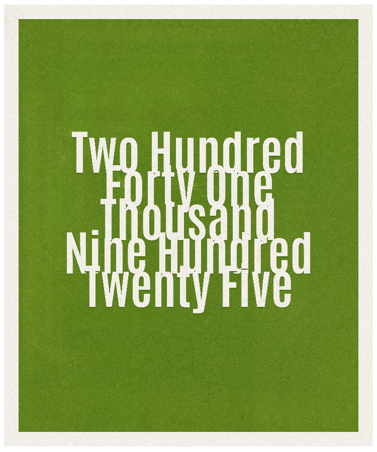 Count #241925