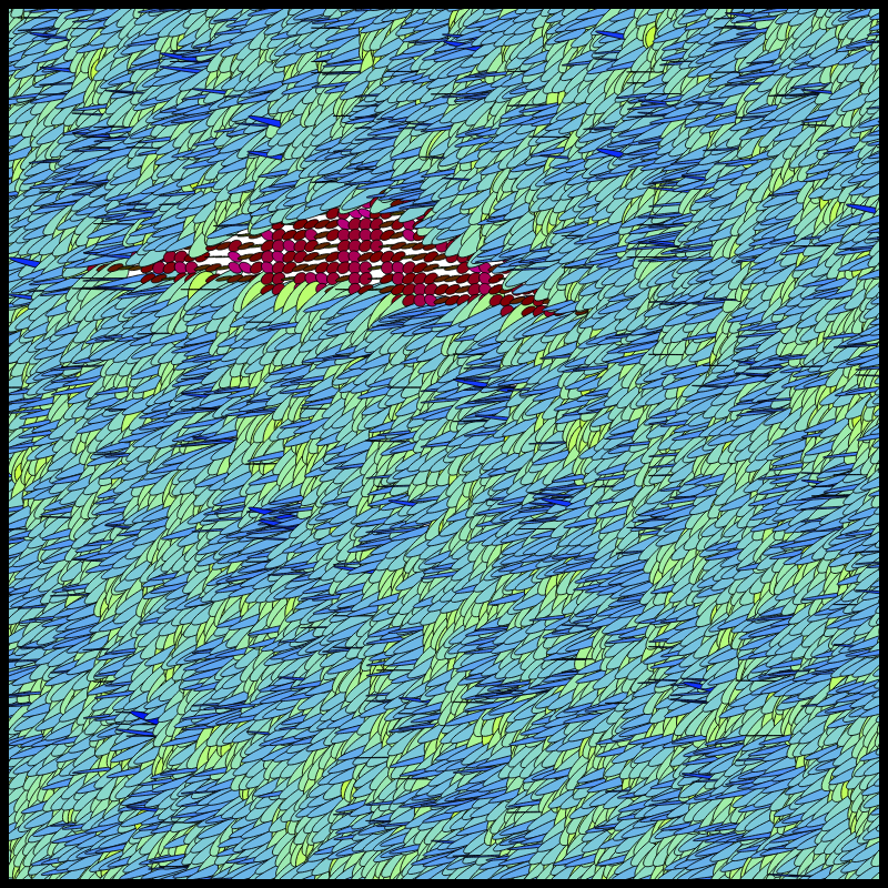 Flow Field Circles Triangle #23