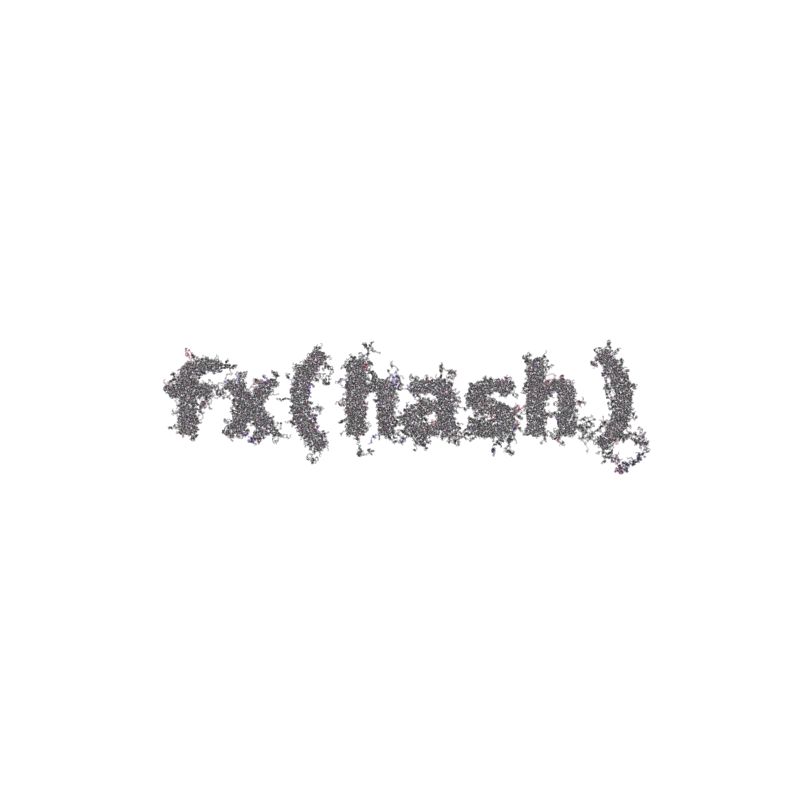 FXHASH Logo with Features #873