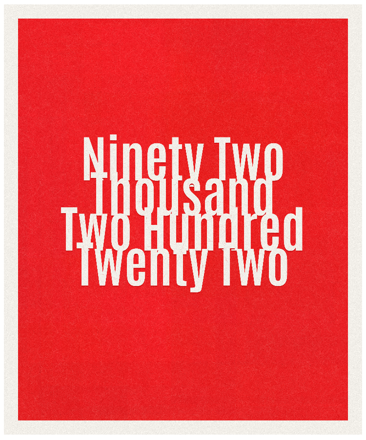 Count #92222