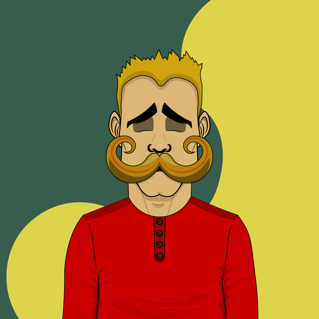 Mustachioed #139
