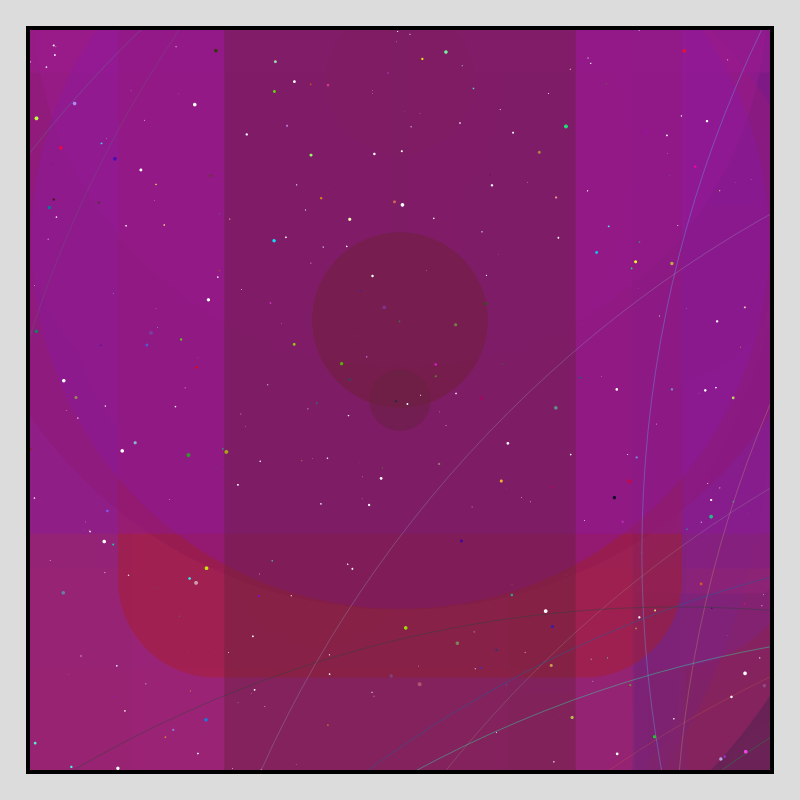 Color Field Starry B #139