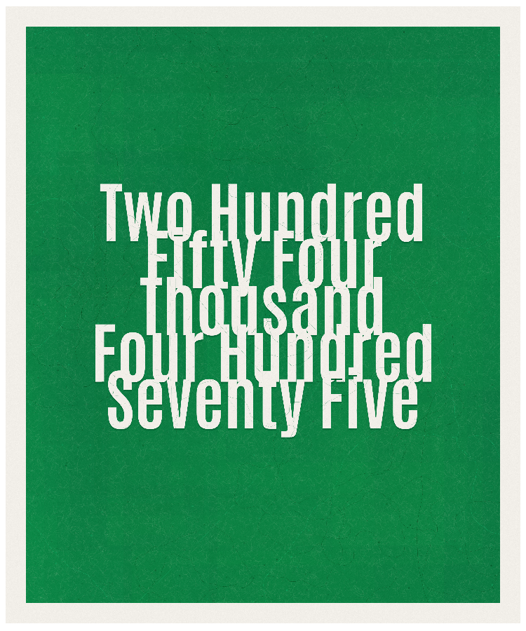 Count #254475