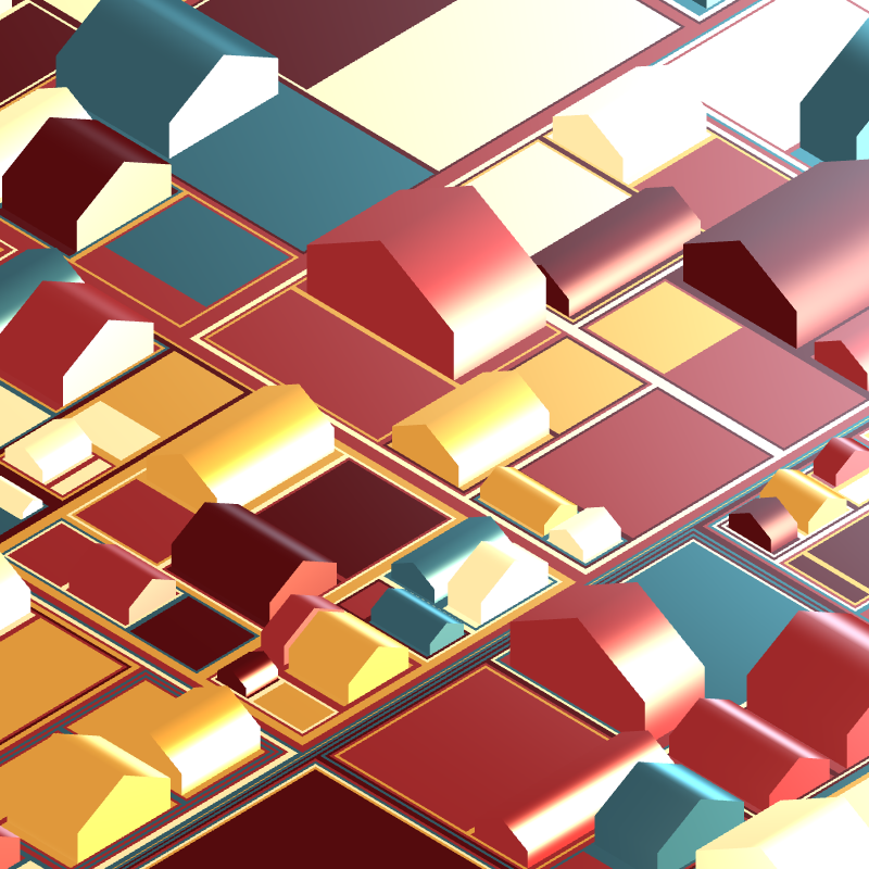Geometric city #67