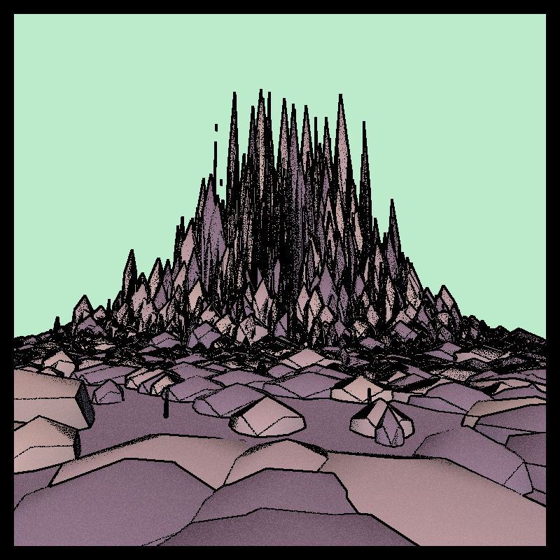 Crystal forest #36