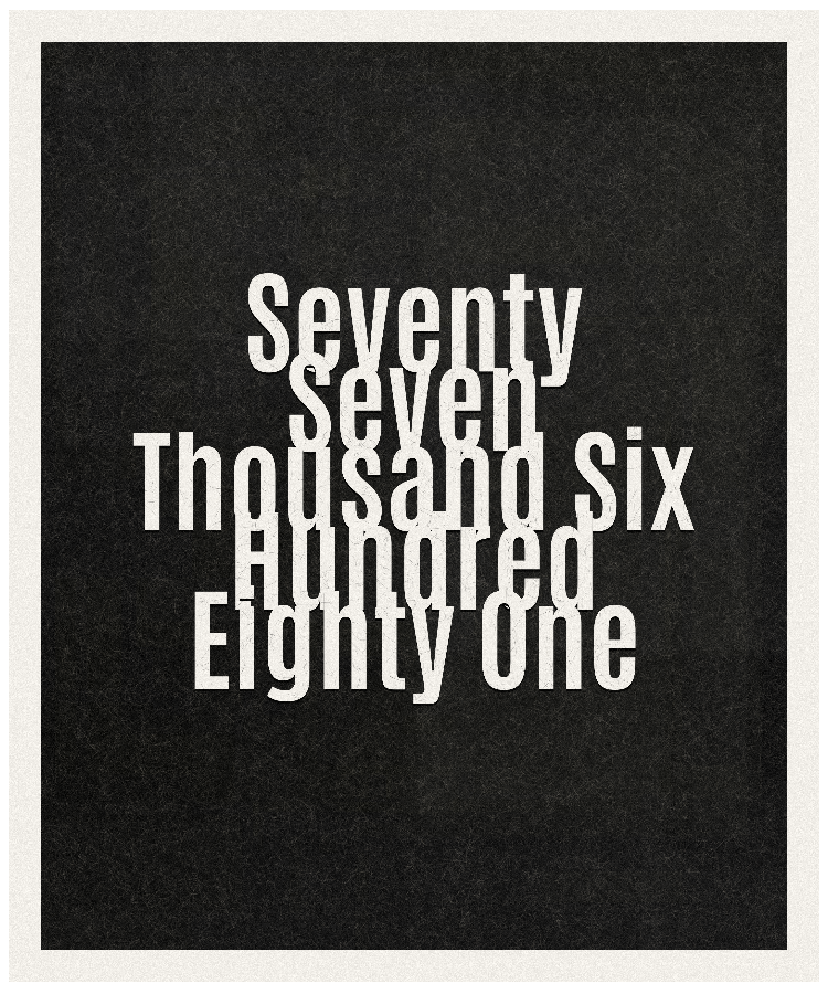 Count #77681