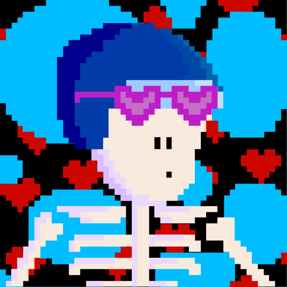 PIXEL SKULLETTI 1 #319